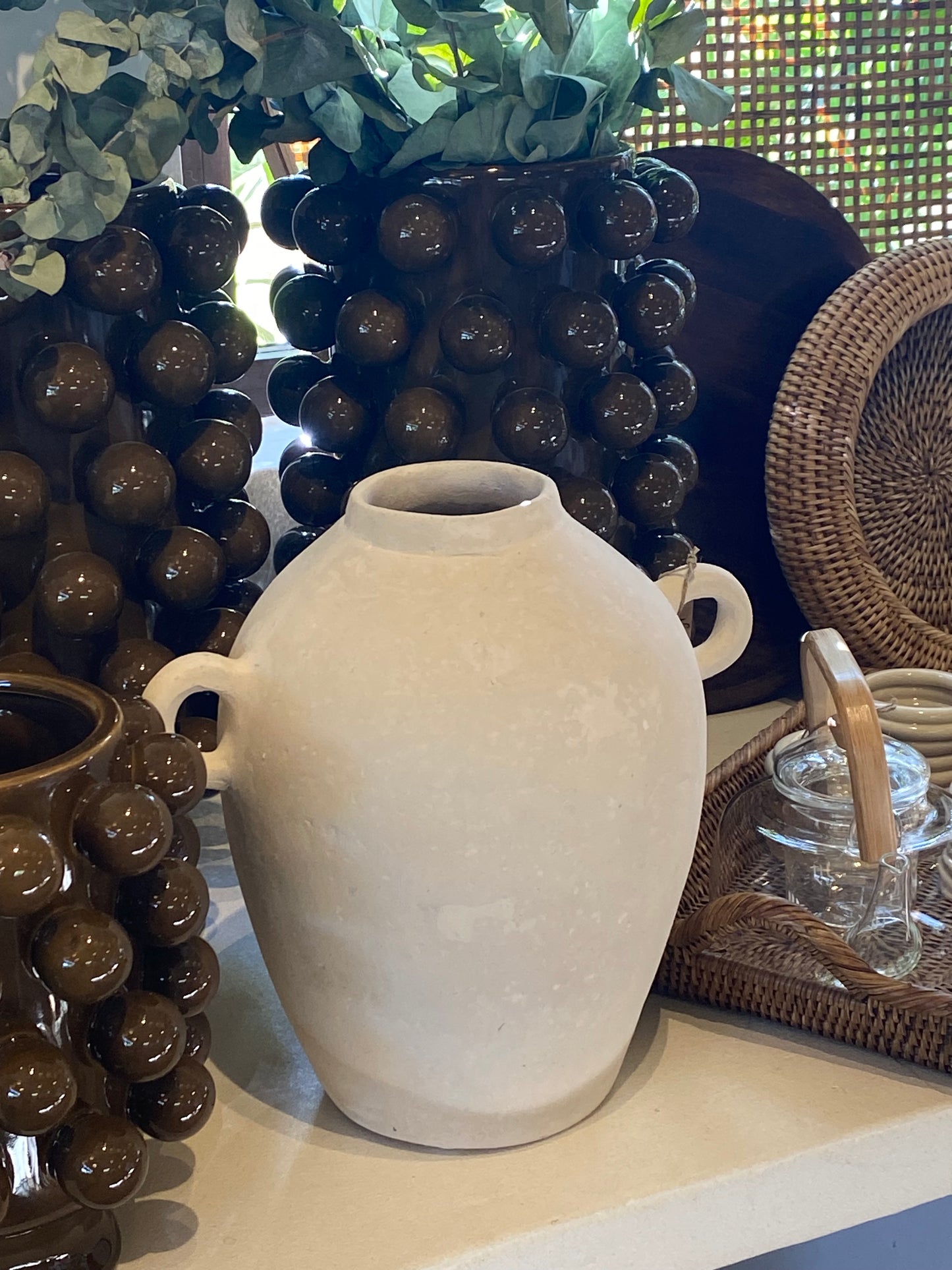 Jarre en papier mâché