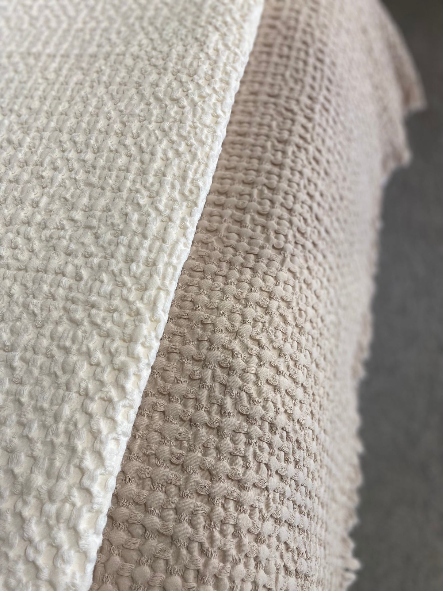 Couvre lit en Nid d’abeille Naturel