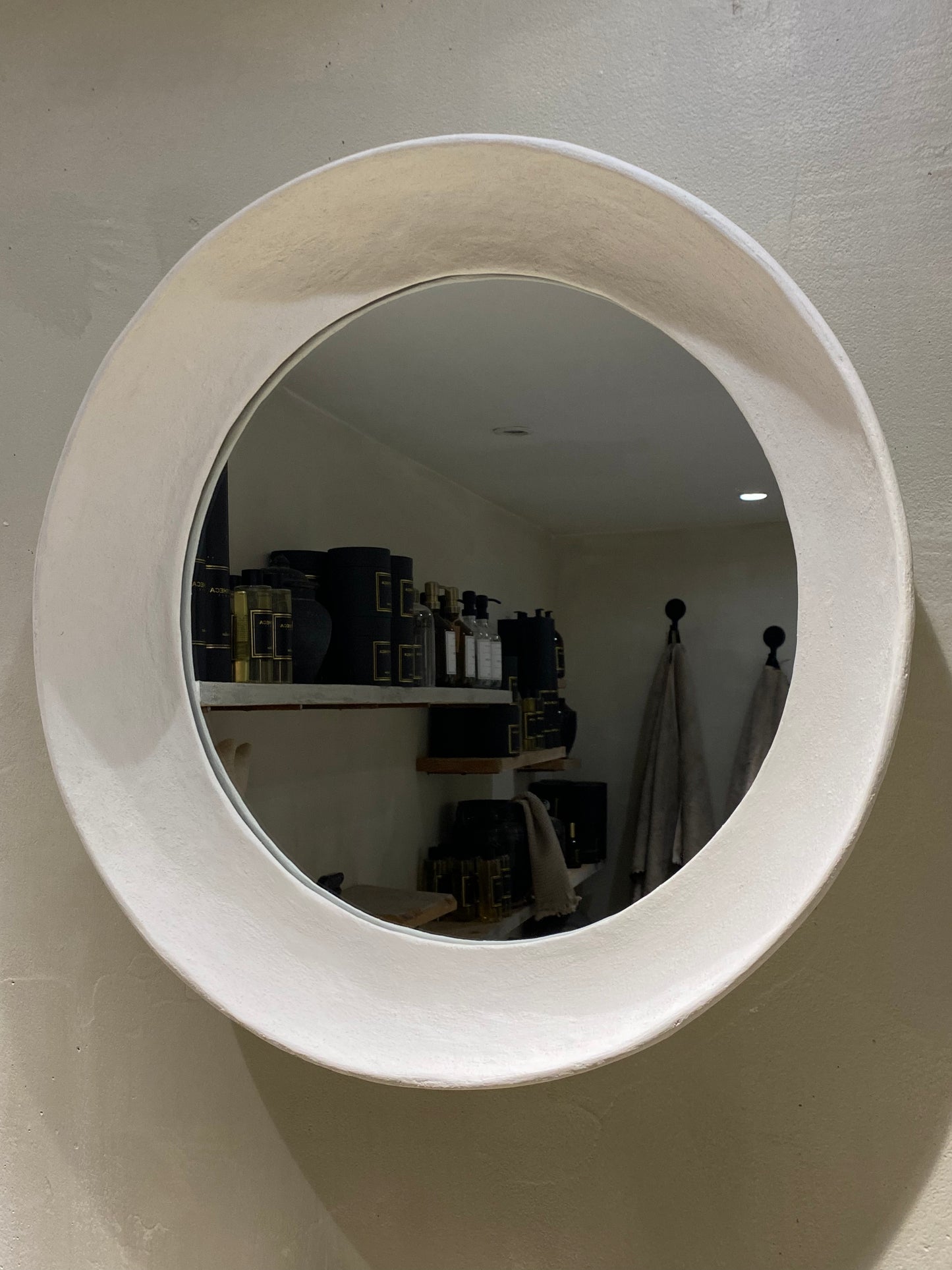 Miroir en papier mâché