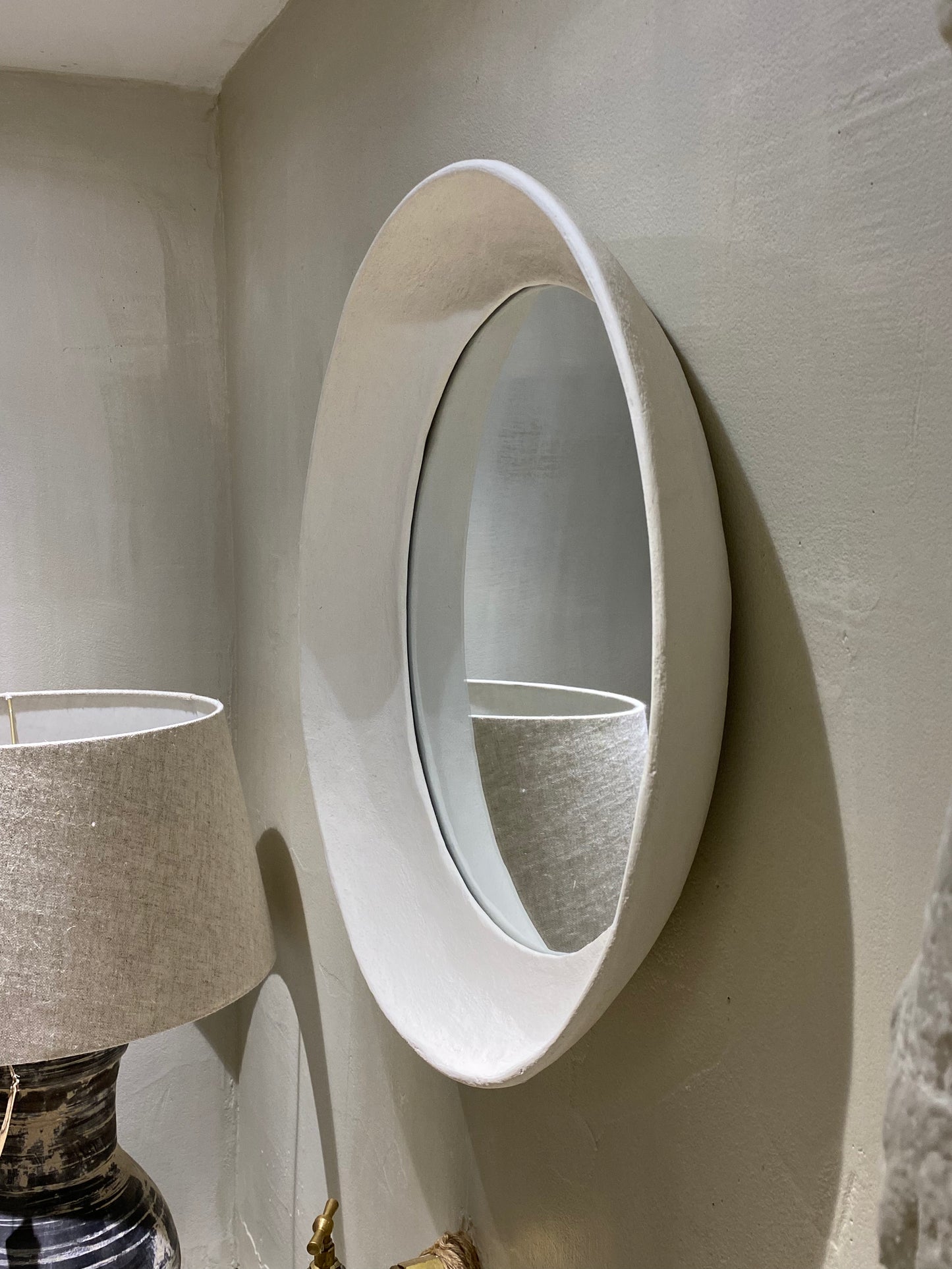 Miroir en papier mâché