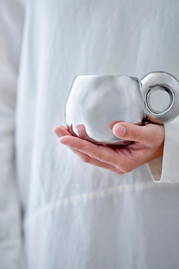 Tasse argenté