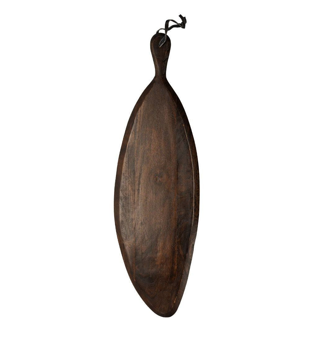 Planche en bois ovale grande