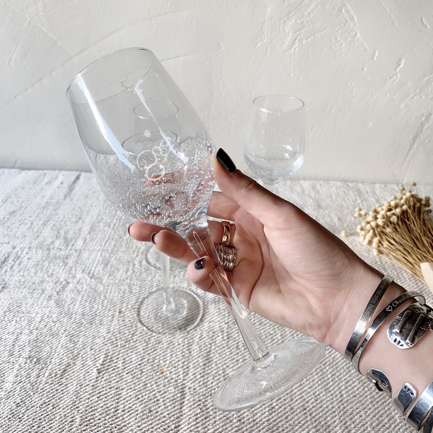 VERRE A VIN BLANC Bulle vendu par 4