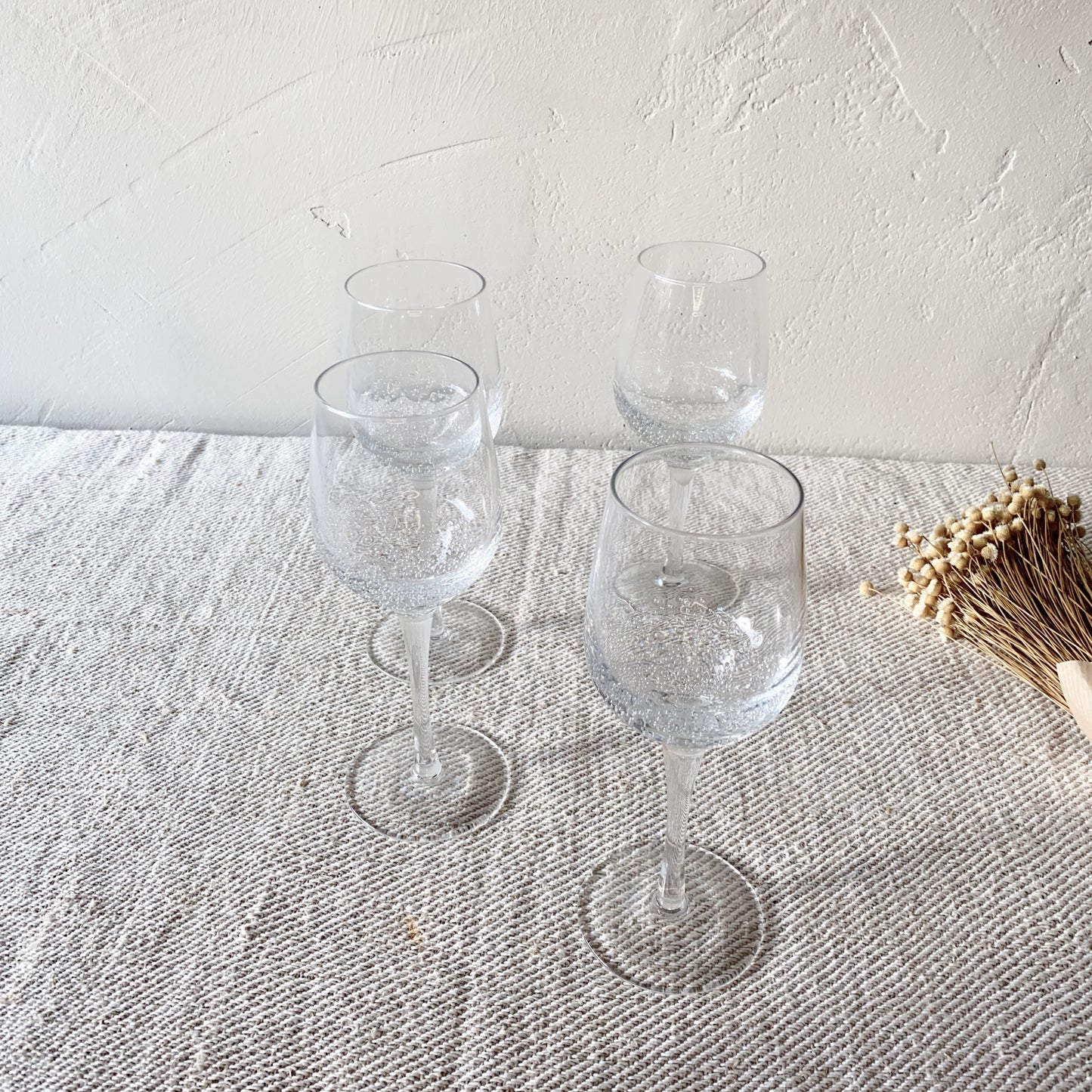 VERRE A VIN BLANC Bulle vendu par 4