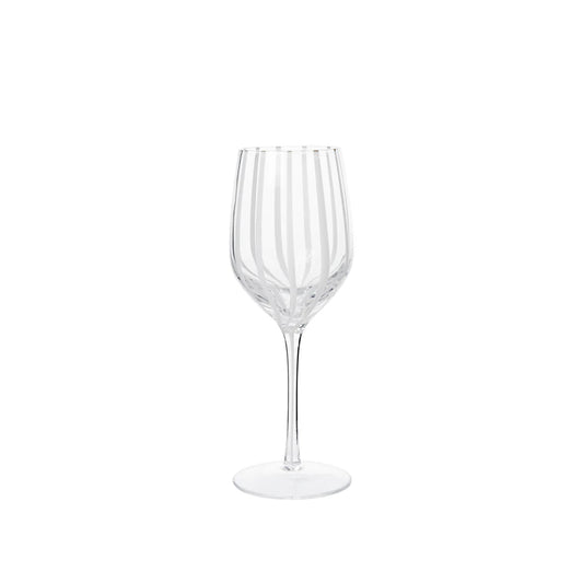 Lot de 4 verres à vin blanc Stripe