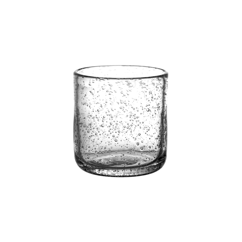 Verre à eau bulles