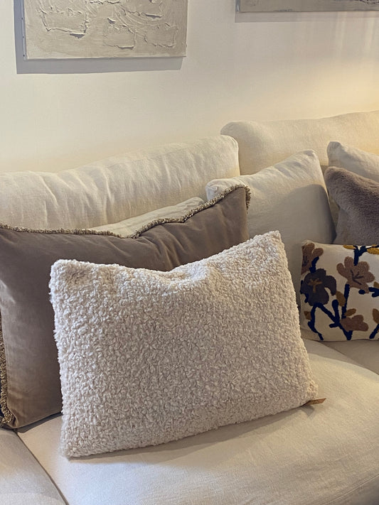 Coussin bouclettes