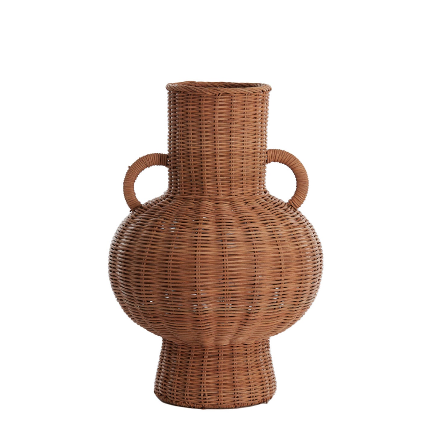 Vase décoratif rotin