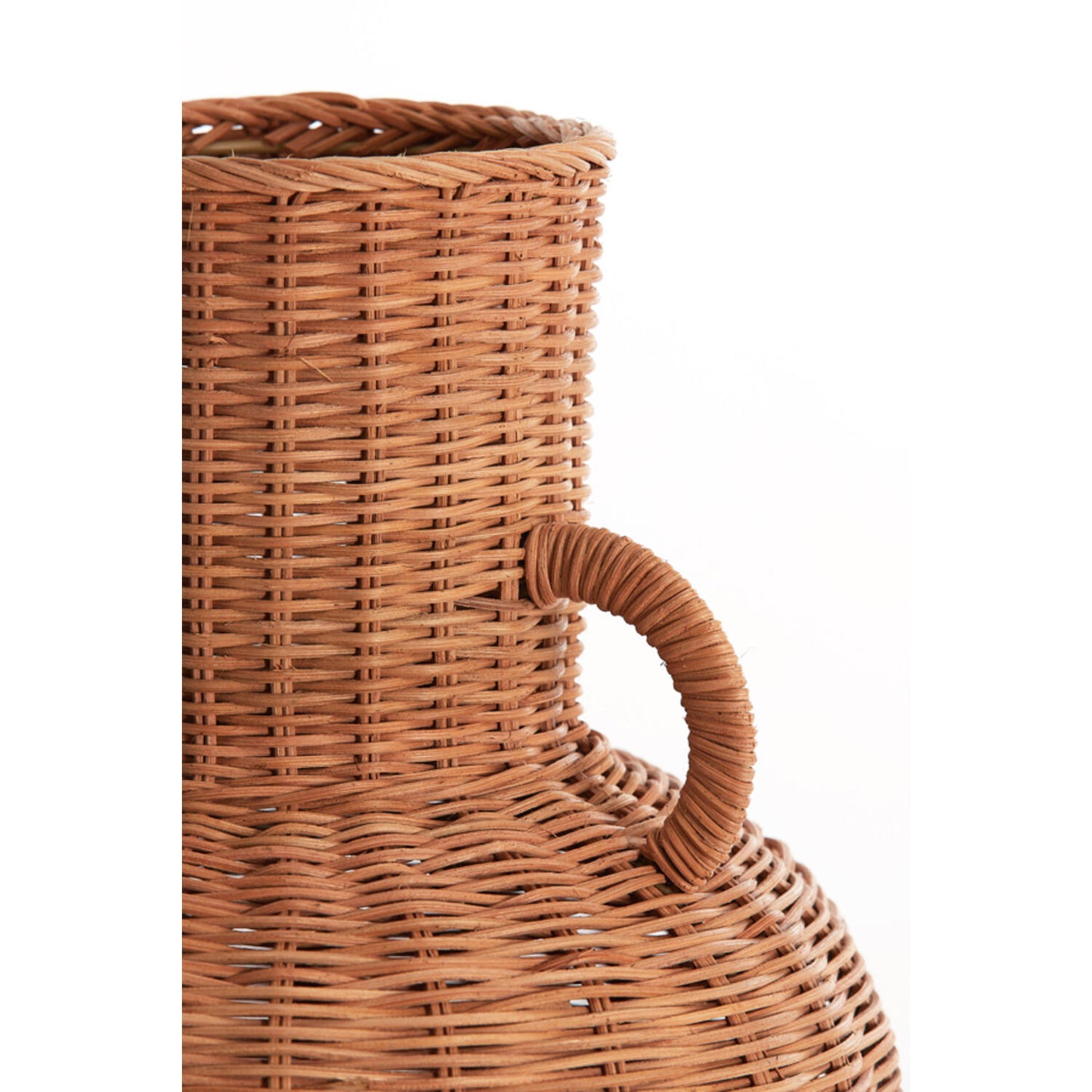 Vase décoratif rotin