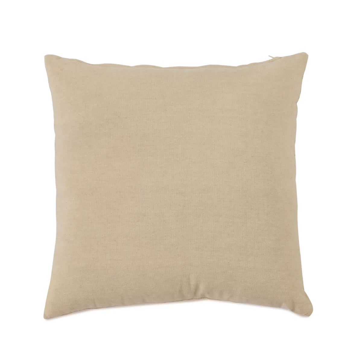Coussin jacquard beige