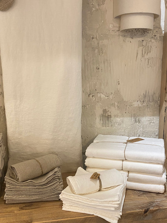 Nappe lin blanc