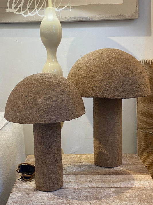 Lampe papier mâché grande