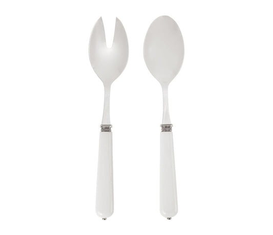 Couverts à salade blanc