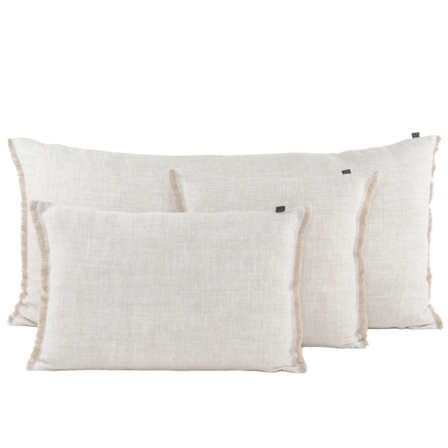 Coussin en Lin lavé tissé