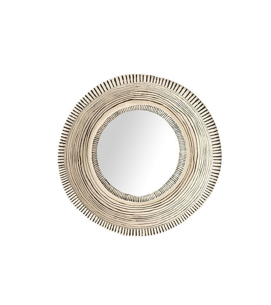 Miroir en papier mâché